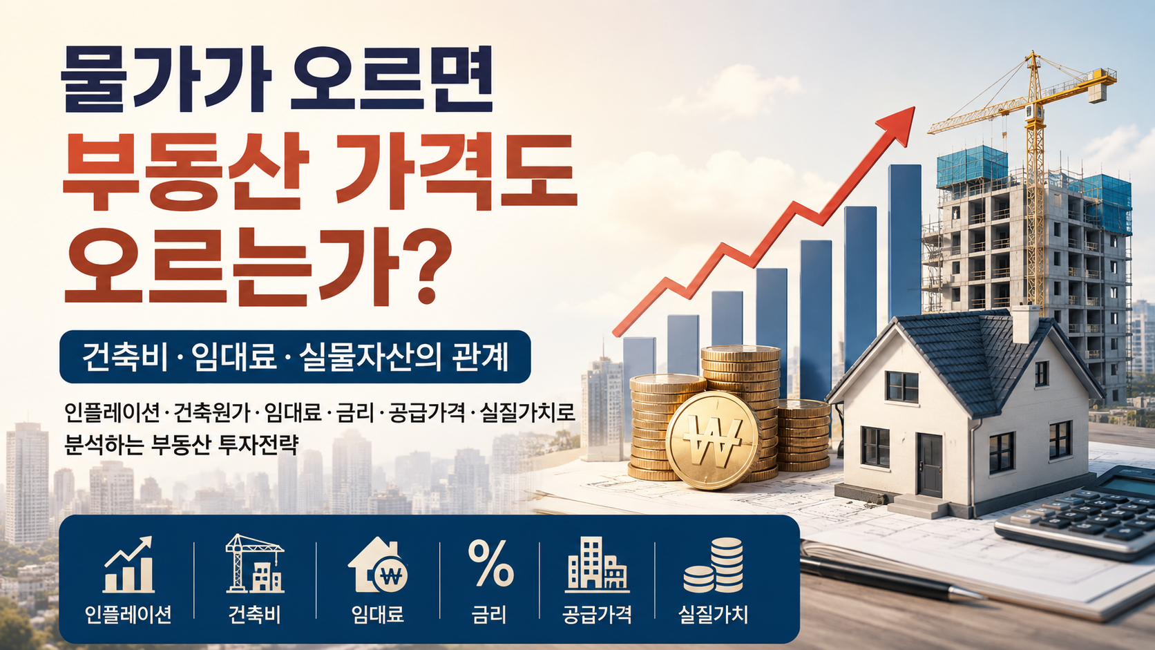 물가가 오르면 부동산 가격도 오르는가?(공인중개사 30년 실무 경험)